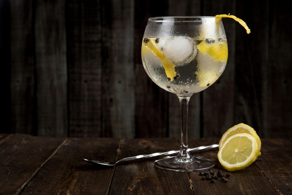 Glass of alcohol